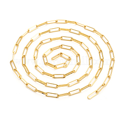 Brass Paperclip Chains&nbsp;CHC-L044-01C-G