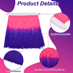 2M Two Tone Polyester Tassel Ribbon&nbsp;OCOR-FG0002-37A