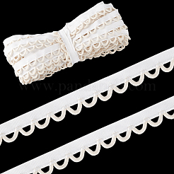 10 Yards Cotton Single Picot Edged Ribbon&nbsp;OCOR-WH0070-142A