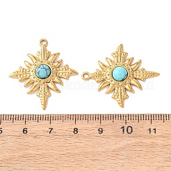 Synthetic Turquoise Pendants&nbsp;STAS-Z177-07G-01
