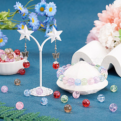 180Pcs 6 Colors Handmade Transparent Lampwork Beads&nbsp;LAMP-TA0002-82