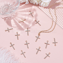 40Pcs Alloy Crystal Rhinestone Pendants&nbsp;FIND-ME0001-59