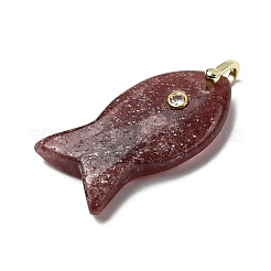 Natural & Synthetic Mixed Gemstone Pendants&nbsp;KK-D021-05G