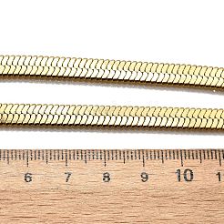 Ion Plating(IP) 304 Stainless Steel Herringbone Chain Necklace for Men Women&nbsp;LS-NJEW-E076-03E-G