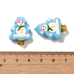 Christmas Theme Handmade Lampwork Beads&nbsp;LAMP-G162-06D