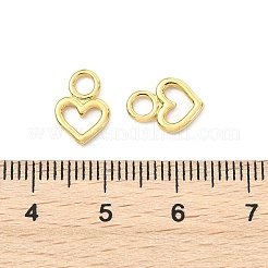 SHEGRACE Brass Heart Charms&nbsp;XGR0161G-100G