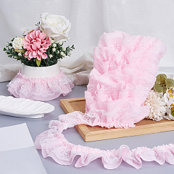 10 Yards Polyester Lace Ribbon&nbsp;OCOR-GF0006-25C