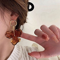 Alloy Acrylic Stud Earrings for Women&nbsp;WGF3E6B-01