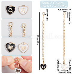2 Sets Alloy Enamel Cup Pendant Decorations&nbsp;HJEW-SC0001-56Q