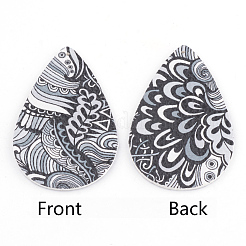 PU Leather Big Pendants&nbsp;FIND-T020-003