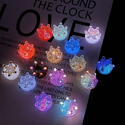 Luminous Transparent Resin Cabochons&nbsp;CRES-L045-03