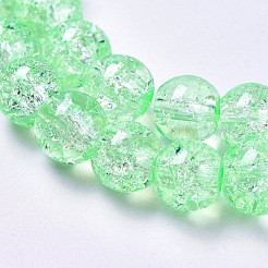 Crackle Glass Beads Strands&nbsp;X-CCG-Q001-8mm-A28