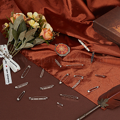 80Pcs 8 Styles Iron Pin Backs&nbsp;DIY-PH0030-67
