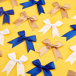 60Pcs 3 Colors Polyester Bowknot&nbsp;DIY-GA0006-55