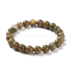 Natural Rhyolite Jasper Stretch Beaded Bracelets&nbsp;G-A185-01S