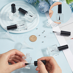 Transparent Glass & Plastic Nail Polish Empty Bottle&nbsp;AJEW-XCP0003-42