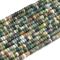 Natural Indian Agate Beads Strands&nbsp;G-P575-A08-4x2mm
