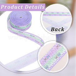 10 Yards Polyester Printed Grosgrain Ribbon&nbsp;OCOR-GF0002-36B