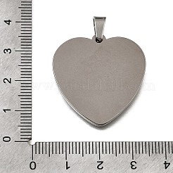 304 Stainless Steel Pendant Cabochons Settings&nbsp;SA-CBA8A58-01A-P