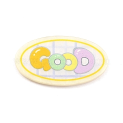 Acrylic Oval with Word Cabochons&nbsp;FIND-B003-05