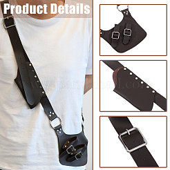 Medieval PU Leather Gun Holster&nbsp;AJEW-WH0606-009A