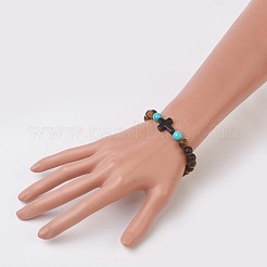 Handmade Porcelain Beads Stretch Bracelets&nbsp;BJEW-JB03710-02