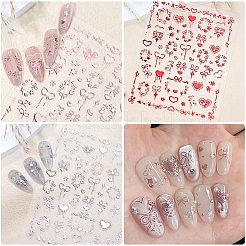 3Pcs 3 Colors Plastic Nail Art Stickers&nbsp;MRMJ-DJ0001-29