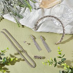 DIY Iron Tote Drawstring & Bag Handle Kits&nbsp;FIND-WH0036-55P