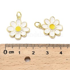 Brass Enamel Pendants&nbsp;KK-M324-10G