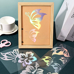 9Pcs 3 Styles PET Adhesive Waterproof Stickers&nbsp;STIC-GF0001-23C