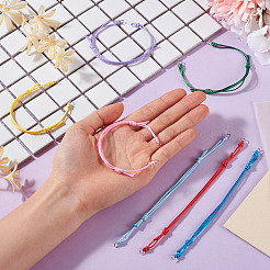 24Pcs 12 Colors Adjustable Waxed Polyester Braided Bracelet Makings&nbsp;AJEW-TAC00015