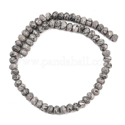 Natural Map Stone Beads Strands&nbsp;G-C259-A35-5x8mm