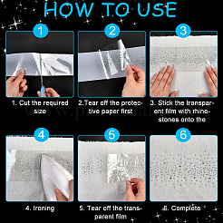 8Pcs 2 Styles Hotfix Glass Rhinestone&nbsp;DIY-OC0015-80
