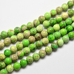Natural Imperial Jasper Beads Strands&nbsp;G-I122-8mm-M