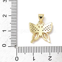 Brass Micro Pave Cubic Zirconia Charms&nbsp;LS-KK-Q068-09B-G