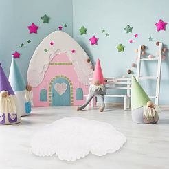 8Pcs 8 Styles Mini Artificial Plush Carpet&nbsp;DJEW-OC0001-39