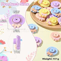 20Pcs 4 Colors Silicone Beads&nbsp;SIL-CJ0003-06