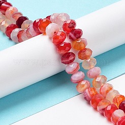 Natural Banded Agate/Striped Agate Beads Strands&nbsp;G-E605-A02-02E