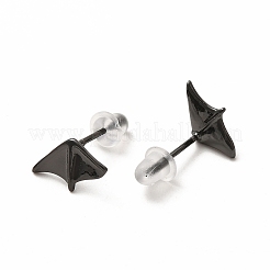 Brass Asymmetrical Earrings for Women&nbsp;EJEW-L262-01EB
