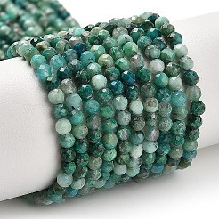 Natural Chrysocolla Beads Strands&nbsp;G-K373-B05-02
