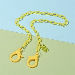 Personalized ABS Plastic Cable Chain Necklaces&nbsp;NJEW-JN03220-06