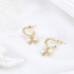 1 Pair Alloy Stud Earrings&nbsp;EJEW-LP0007-076