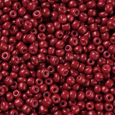 Baking Paint Glass Seed Beads&nbsp;SEED-S001-K14-1