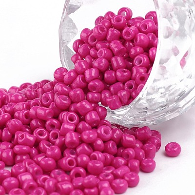 Baking Paint Glass Seed Beads&nbsp;SEED-S002-K24-1