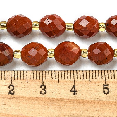 Natural Red Jasper Beads Strands&nbsp;G-N342-52-1