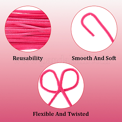100Pcs DIY Plush Sticks&nbsp;FIND-SP0004-72D-1