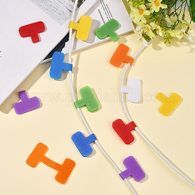 30Pcs Nylon Hook and Loop Cable Labels&nbsp;FIND-SP0004-89B-1