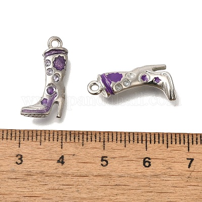 Brass Enamel Pendants&nbsp;FIND-C065-13P-1