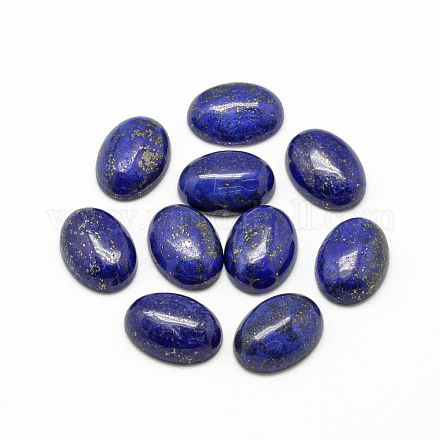 Natural Lapis Lazuli Cabochons&nbsp;G-R415-13x18-33-1