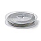 Polyester Metallic Thread, with Fish Thread Inner, Round, Colorful, 1mm